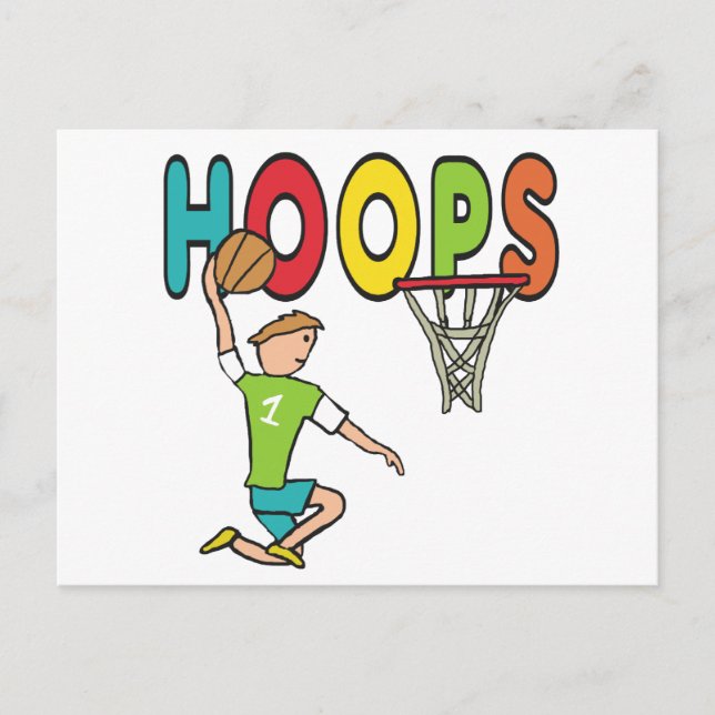 Basketballschuhe Postkarte (Vorderseite)