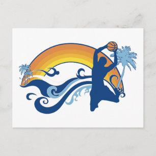 Basketballsommersetz Postkarte