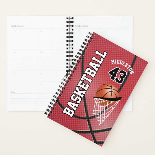 Basketballspiel anpassen - Rot Planer (Anzeige)