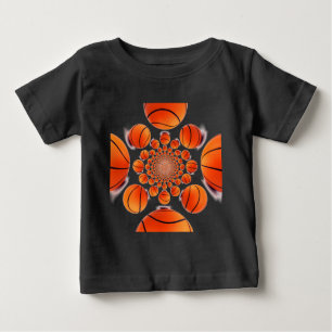 Basketballspiel: Court Vision Kaleida Baby T-shirt