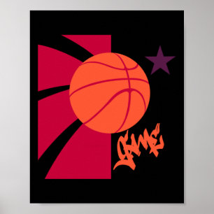 Basketballspiel Poster