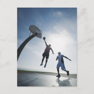 Basketballspieler 5 postkarte