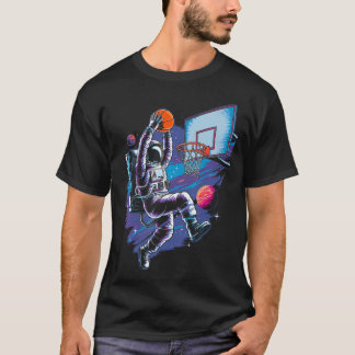Basketballspieler Astronaut Astronomie Astrologie  T-Shirt