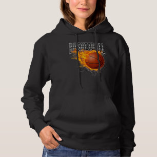 Basketballspieler Basketballkorb Dunking Basketbal Hoodie