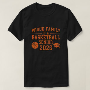 Basketballspieler der Oberstufe 2026 Abschlussjahr T-Shirt