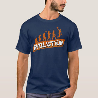 Basketballspieler-Evolutionsgeschenk T-Shirt