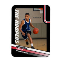 Basketballspieler-individualisierter schwarzer rot