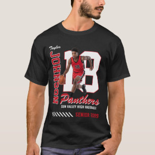 Basketballspieler-individualisiertes Foto-Trikot N T-Shirt