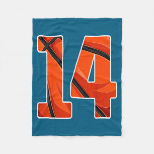Basketballspieler Jahre 14 Alt 14. Fleecedecke
