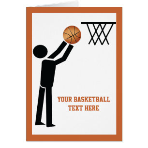 Basketballspieler nach Ball