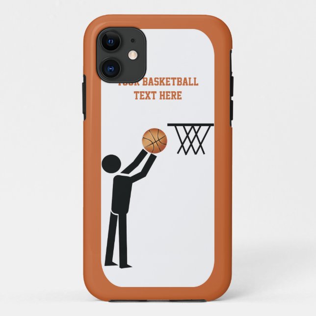 Basketballspieler nach Ball Case-Mate iPhone Hülle (Rückseite)