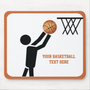 Basketballspieler nach Ball Mousepad