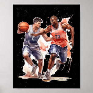 Basketballspieler Poster