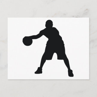 Basketballspieler Postkarte