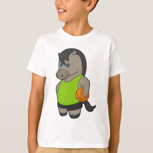 Basketballspieler Reiter Basketball T-Shirt