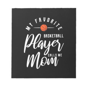 Basketballspieler ruft mich Mama an Notizblock