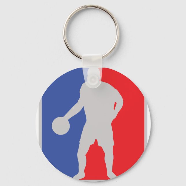 Basketballspieler Schlüsselanhänger (Vorderseite)