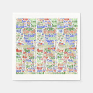 Basketballspieler Serviette