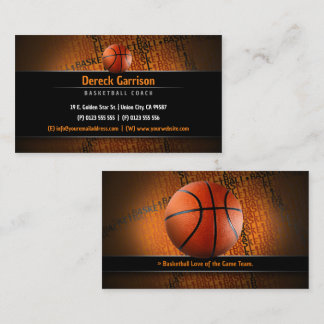Basketballspieler | Sportwagen Visitenkarte