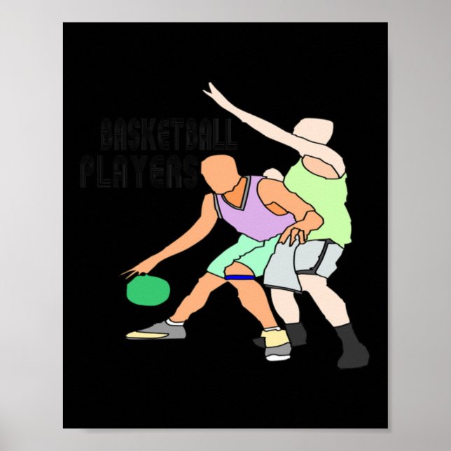 Basketballspieler Top Poster (Vorne)