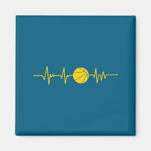 Basketballspieler Trainer Fan Korb Design Magnet