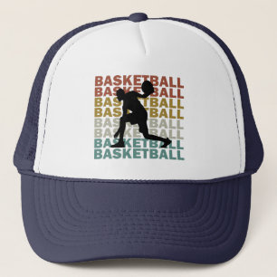 Basketballspieler vintage truckerkappe
