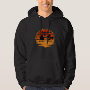 Basketballspieler Vintager Retro-Stil Hoodie