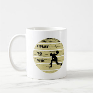 Basketballspieler Vintager Retrostil bei Sonnenunt Kaffeetasse