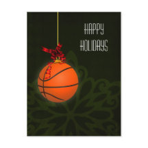 Basketballspieler Weihnachtskarten