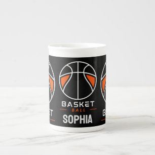 Basketballspielerin Mädchen, Basketball Mädchen Ge Prozellantasse