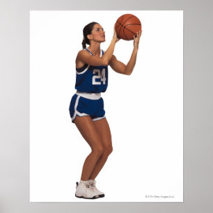 Basketballspielerin Poster