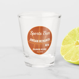 Basketballspielerscheibe Schnapsglas