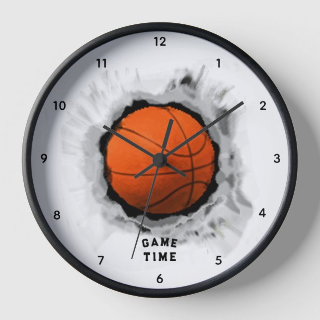 Basketballspielzeit Uhr (Vorderseite)