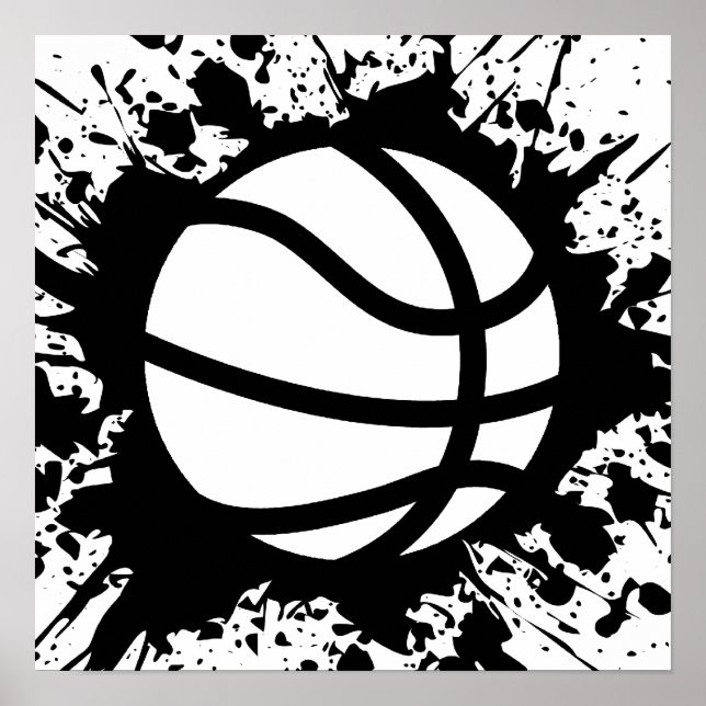 Basketballsplatz Poster (Vorne)