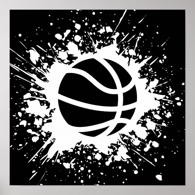 Basketballsplatz Poster (Vorne)