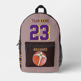 Basketballsport mit Rucksack-Kinder Bedruckter Rucksack