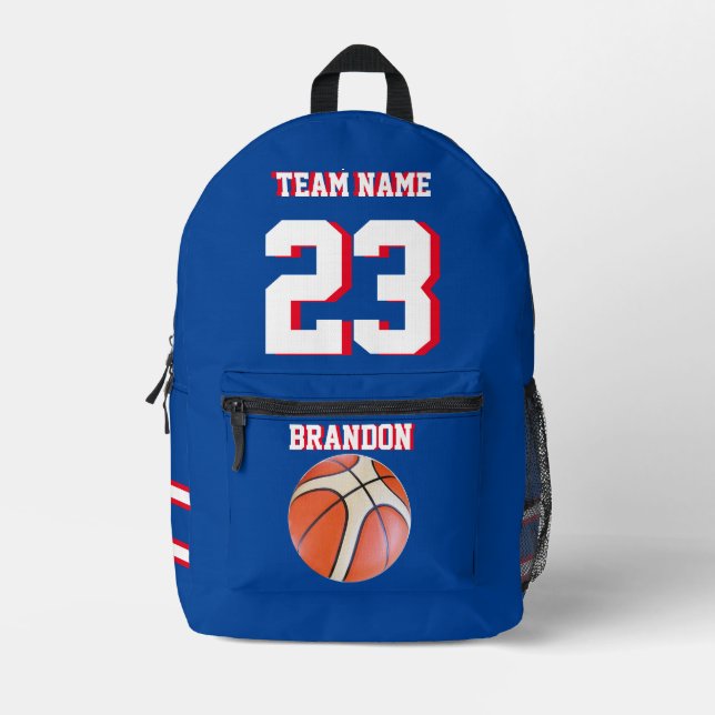 Basketballsportarten Rucksack Senior Night (Vorderseite)