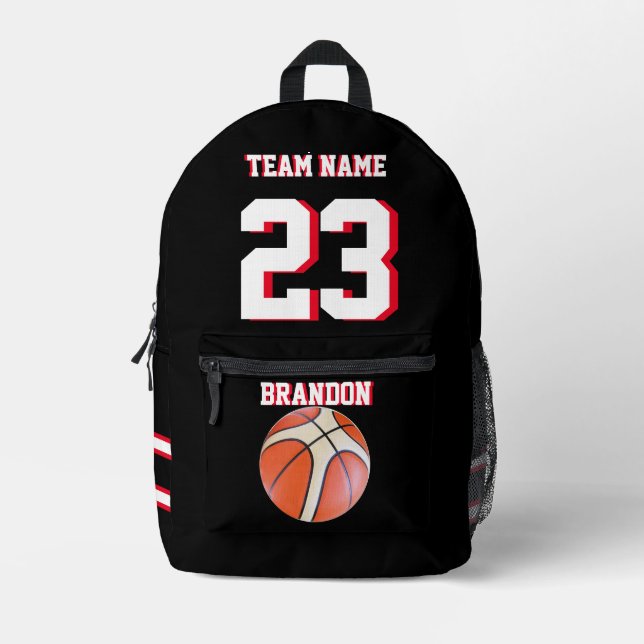Basketballsportarten Rucksack Senior Night (Vorderseite)