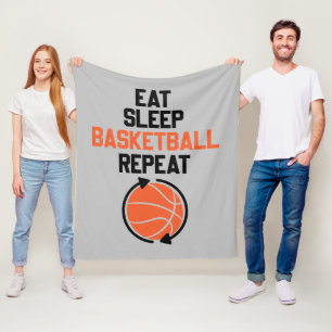Basketballsportarten wiederholen fleecedecke