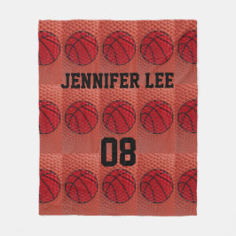 Basketballsportteam Personalisierte Decke