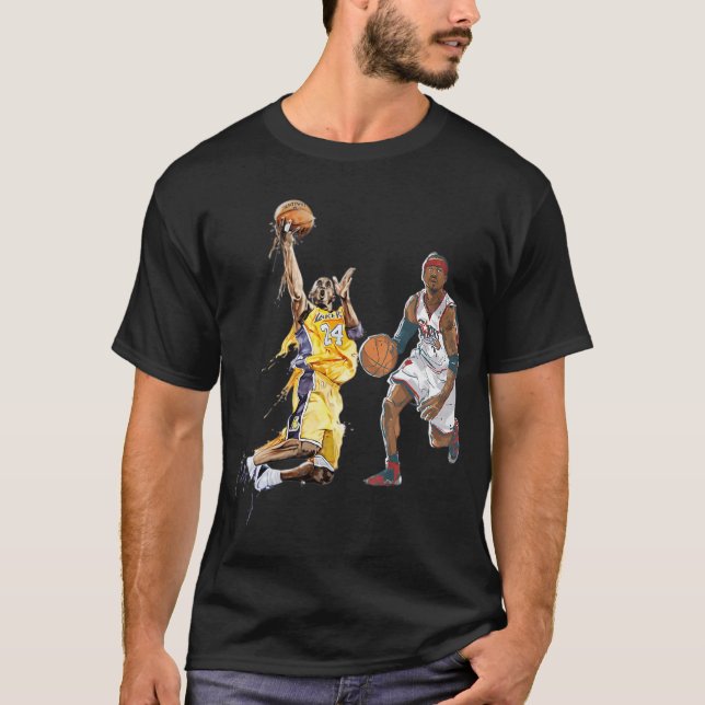 Basketballstars Legende Vintages Retro-Shirt T-Shirt (Vorderseite)