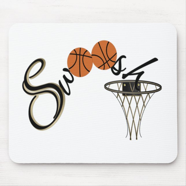 BasketballSwoosh Mousepad (Vorne)