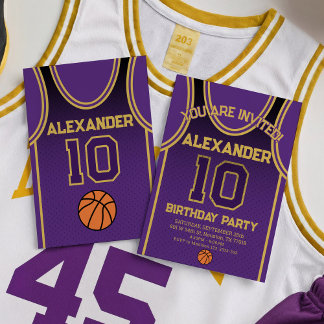 Basketballteam Einladung zum Geburtstag