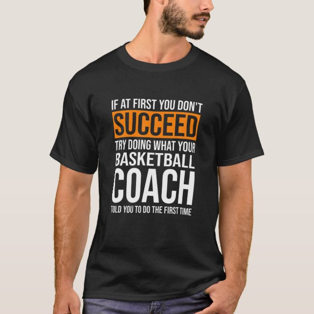 Basketballtrainer-Angebote für Basketballtrainer T-Shirt (Vorderseite)
