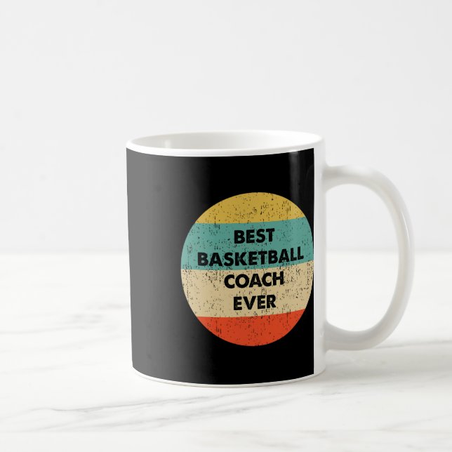 Basketballtrainer Bester Basketballtrainer Kaffeetasse (Rechts)