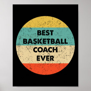 Basketballtrainer Bester Basketballtrainer Poster