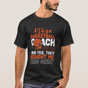 Basketballtrainer Bester Basketballtrainer T-Shirt