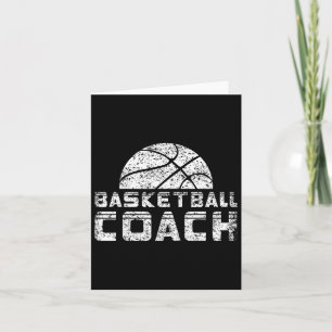 Basketballtrainer Coache Basketballer Trainer Karte