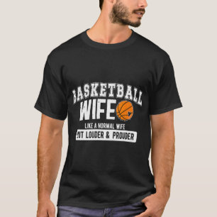 Basketballtrainer Ehefrau Sonnige Ehefrau eines Ba T-Shirt