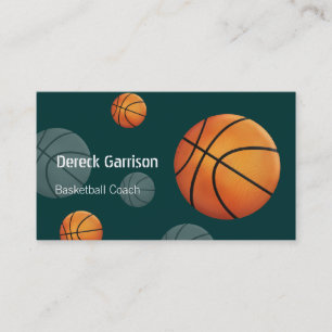 Basketballtrainer-Geschäftskarte Visitenkarte